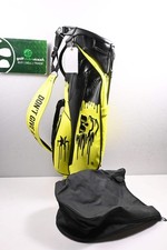 Swag Golf Don't Give A Putt Stand Bag / 4-Way Divider / Black, Yellow
