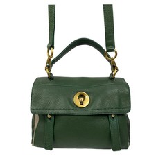 YSL Muse Two Green Leather