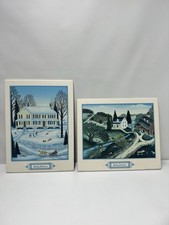 Kathy Jakobsen Folk Art Prints “Yellow House” & “Delivery Day in the Village