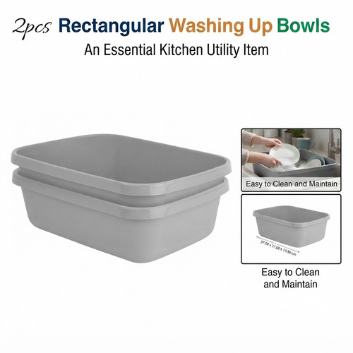2pcs washing bowls - 2pcs, up