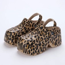 Hot Tuna Leopard Print Cloggs