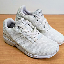 Adidas ZX Flux Torsion White Trainers Women's Size UK 3 / EU 35.5 VGC