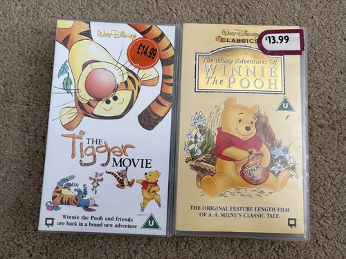 Disney vhs the many adventures - disney,