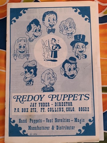 1976 redoy puppets catalog - redoy,