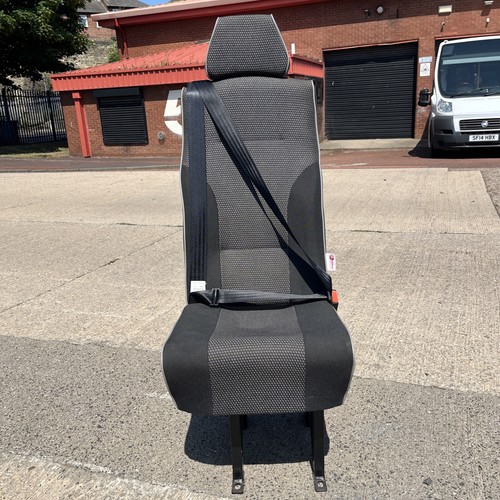 Single van seat with built - single, in