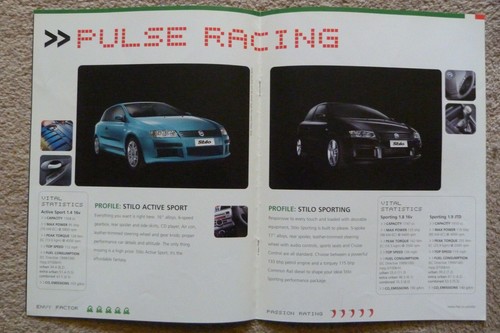 Fiat stilo sport market - stilo, uk