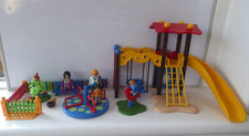 Playmobil Childrens Playground Slide Swing Roundabout Squirrel Bird & Figures ++