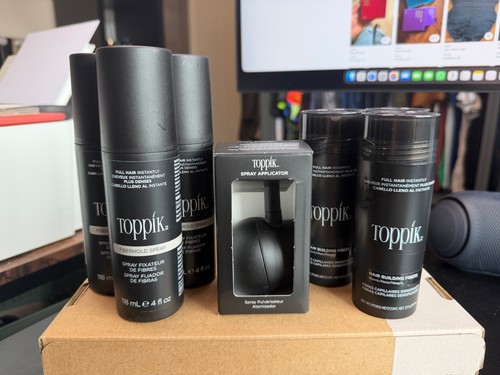Toppik hair fibres - toppik, spray