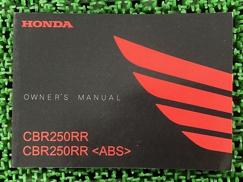 Cbr250rr owner manual - cbr250rr, owner's