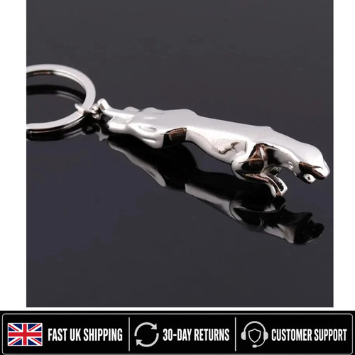 Keychain jaguar steel with - steel,