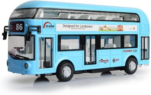 Blue london bus model - blue,