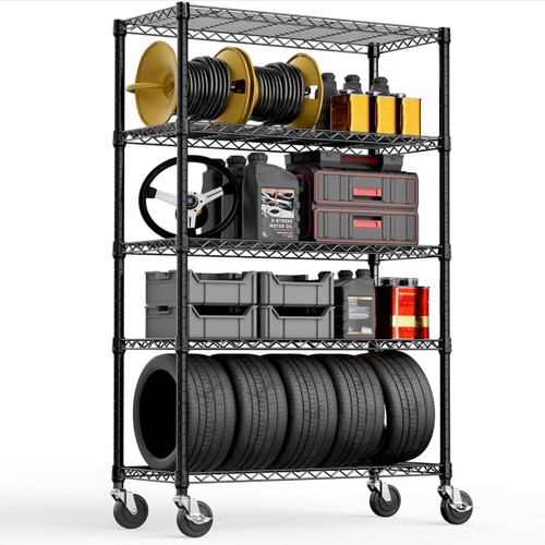 Tier metal storage shelf - metal,