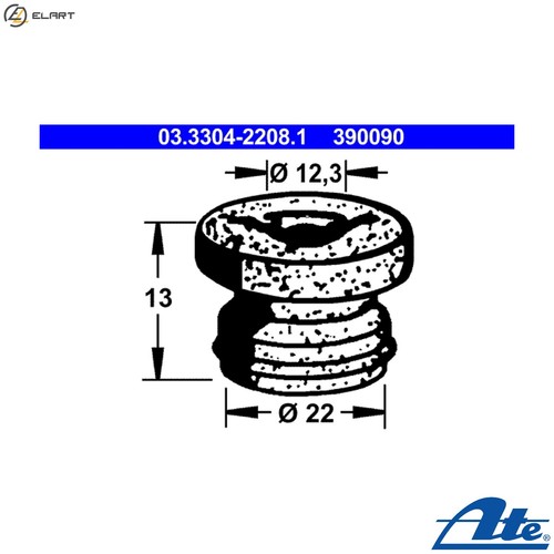 Plug brake fluid - plug, reservoir