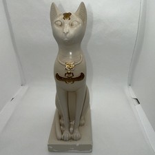 Egyptian statue cat cream - cat, /