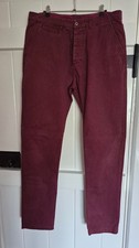 H & M Divided men's burgundy