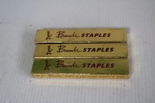 3 Boxes Of Vintage Rexel Bambi Staples