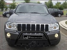 JEEP GRAND CHEROKEE STAINLESS STEEL BLACK AXLE NUDGE A-BAR BULL BAR 1995-2005