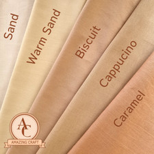 Fabric Tilda Doll Skin 100% cotton Rag doll colour Biscuit Sand Caramel EN71-3