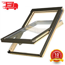 Optilight Roof Window 78 x 98cm Centre Pivot Skylight, Flashing Tile or Slate 