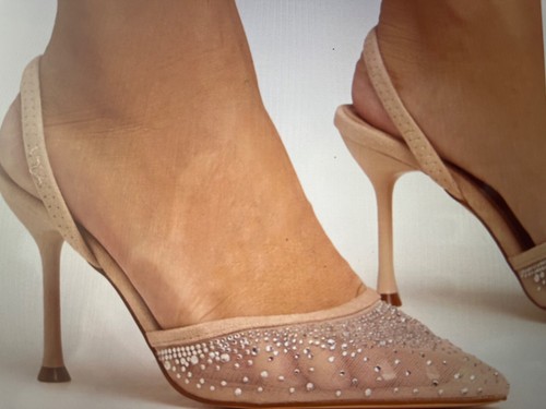 Elijah diamante detail pointed - detail,