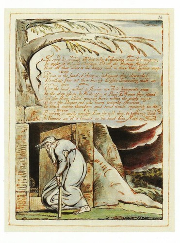 Postcard william blake - blake, so