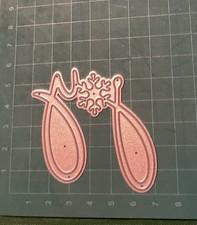 Joy Metal Die Cutter for Christmas