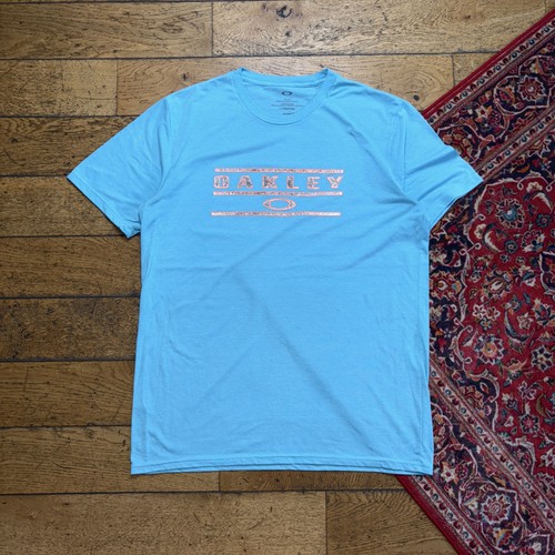 Vintage oakley blue graphic - vintage,