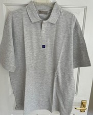 SAS ( Scandinavian Airlines) Grey Cotton POLO SHIRT Size L New
