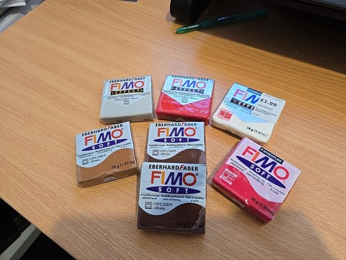 Fimo polymer clay assorted - polymer,