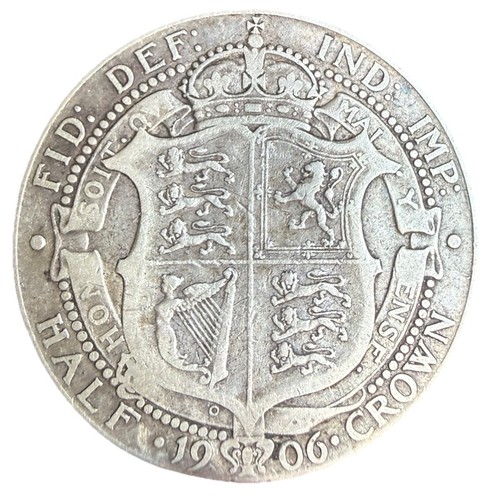 1906 edward vii half - 1906, crown