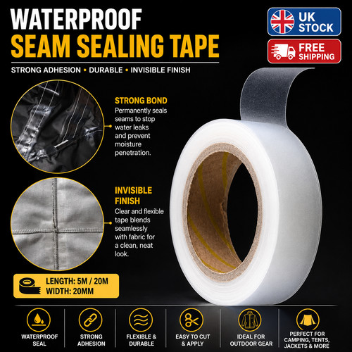 20m 65ft waterproof seam - waterproof,