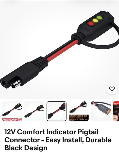 12v comfort indicator pigtail - comfort,