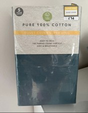 Dunelm Duvet cover set pure