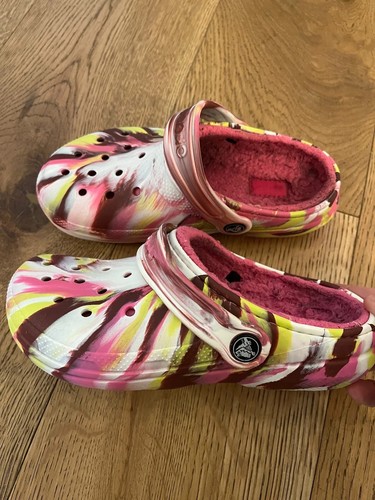 Crocs classic lined clogs pink - crocs,
