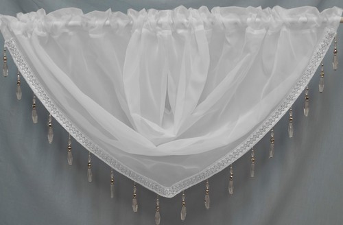 Voile swags crystal - crystal,