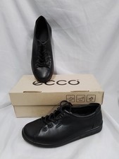 Ecco black leather - black,