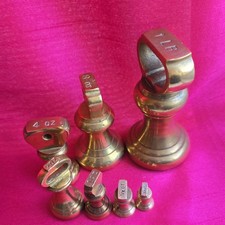  Set of 7Vintage Brass Bell