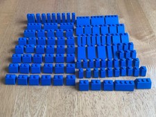 Lego 100 X Blue Slope Bricks