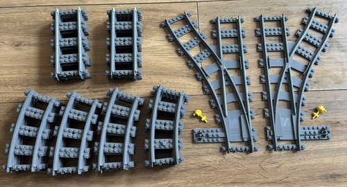 Lego train track curves 8 - train, 16