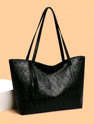 Gothic black tote - gothic,