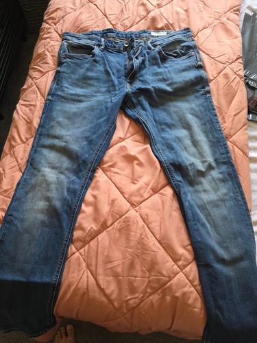 Mens blue jeans - mens, slim