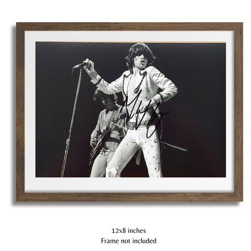Mick jagger hand signed - mick,
