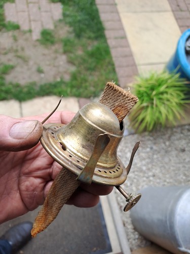 Vintage oil lamp burner - vintage,