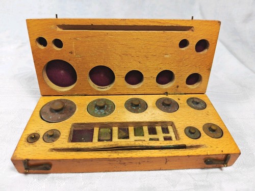 Vintage brass metric - metric, balance