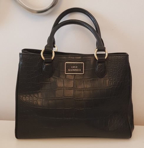 Lulu guinness bag used twice - guinness,