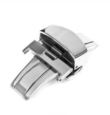 16/18/20/22mm Butterfly Deployant Deployment Clasp Watch Band Strap Buckle