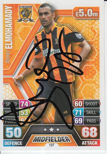 Hull city hand signed - signed, ahmed