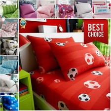 Kids Fitted Sheet Pillow Case