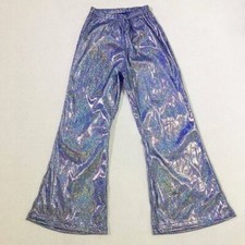 Ladies Shiny Flared Pants