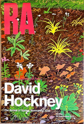 David hockney the arrival - the, of